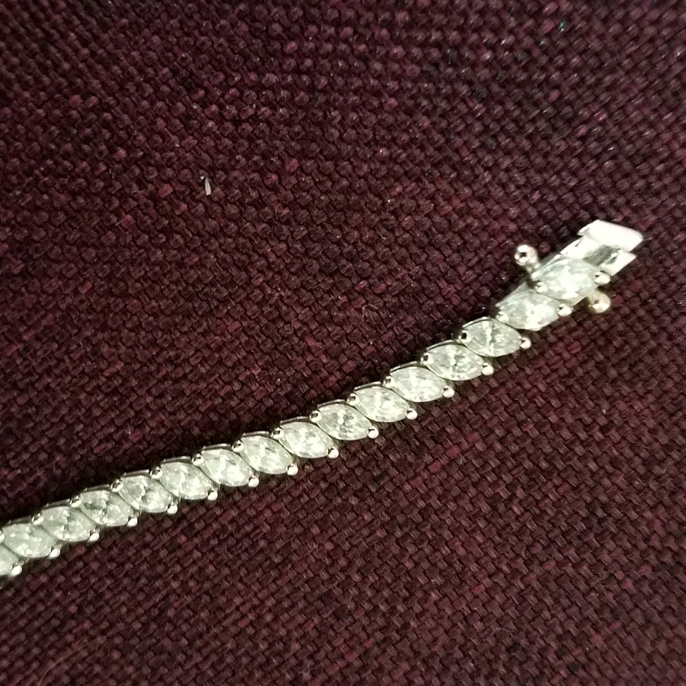 Sterling CZ Tennis Bracelet